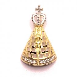 Pingente de N. Sra. Aparecida em ouro 18k - 2PIZ0062